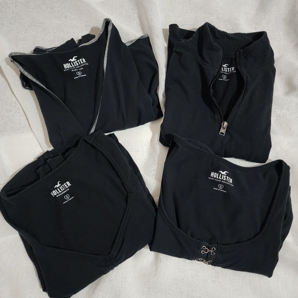 Hollister Co Cropped Long Sleeve Tee Bundle Size S
